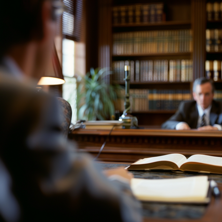 Lawyer advising client on maximizing compensation in personal injury cases.