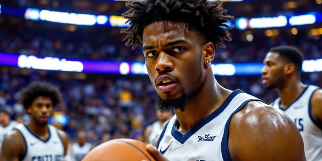 Ja Morant in Grizzlies uniform during a game.