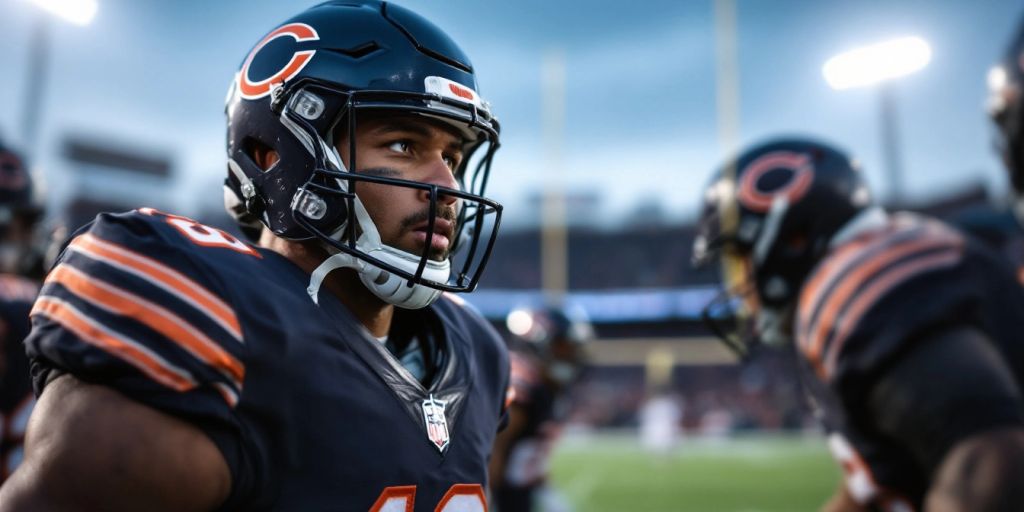 Bears offensive lineman preparing for Patriots game.